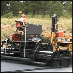 asphalt paving machine