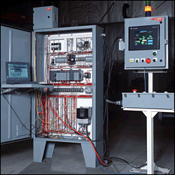 plc and mmi for blow molder