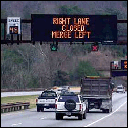 shared memory networked matrix signboard