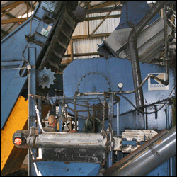 Elden rasper tire recycle machine