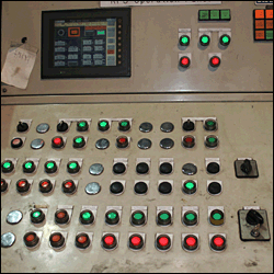 Tubing mill control panel