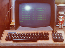 Datarain Z-80 screen and keyboard