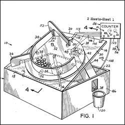 patent image for baker cell pill counter