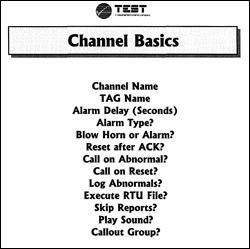 SCADAware channel attributes