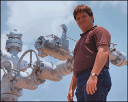 mitch wiese on pemex wellhead 1993
