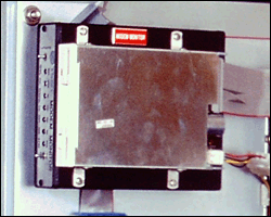 modem monitor with floppy disc